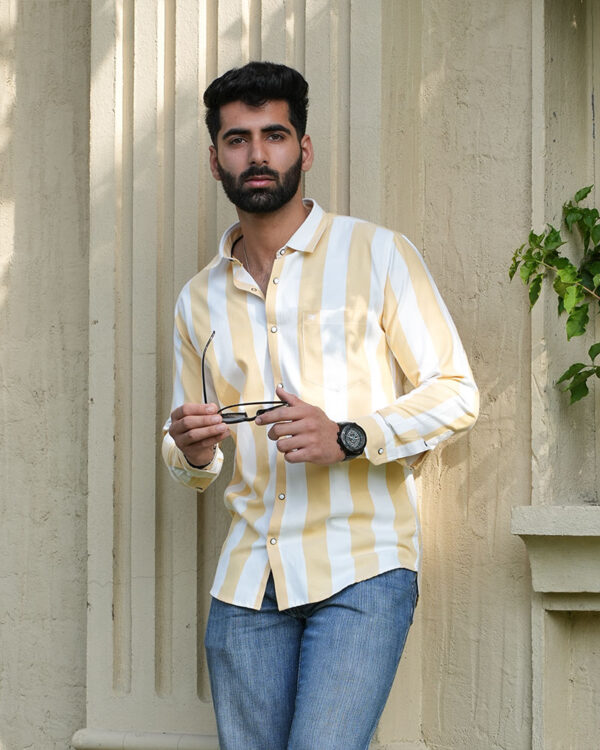 PASTEL VERTICAL STRIPED SHIRT