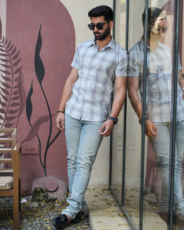 ICE BLUE & GRID CHECKS